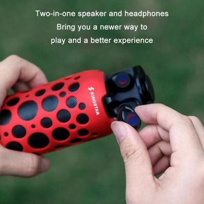 2 in 1 Kopfhörer-Radioapparat TWS Bluetooth mit tragbarem Sprecher im Freien Mic Handsfree