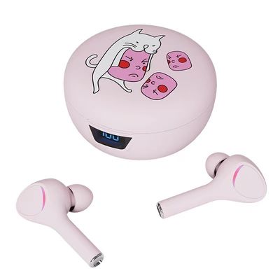 Sport imprägniert Kinder, die Kopfhörer Steuerdrahtlose Bluetooth-Kopfhörer Earbuds berühren