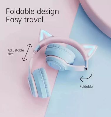 ABS drahtlose Kinderkopfhörer-leuchtende Bluetooth-Kopfhörer mit Mikrofon