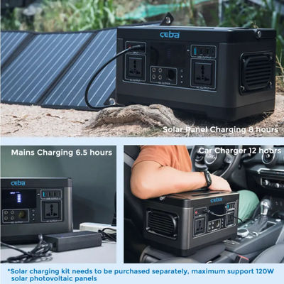 Kampierendes Sonnenkraftwerk Solarenergie-des im Freien tragbares Generator-110V 220V 500w