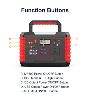 140400 MAh Emergency Portable Power Station wieder aufladbares 500W