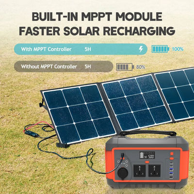 Tragbare Lithium-Batterie-Kraftwerk 600W 162Ah Schnelladungs-Solargenerator Wechselstrom-DCs USB