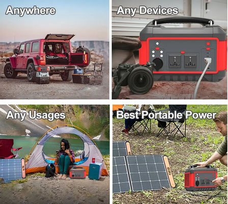 Tragbare Lithium-Batterie-Kraftwerk 600W 162Ah Schnelladungs-Solargenerator Wechselstrom-DCs USB