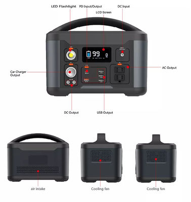Lithium Ion Portable Power Station, Solarenergie-Generator 626Wh 174000mAh für das Kampieren