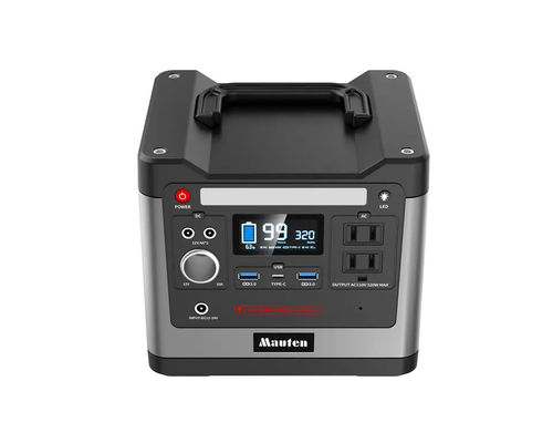 tragbares Sonnenkraftwerk 320W 110V 220V 240V mit Doppeluniversalwechselstrom-Sockel