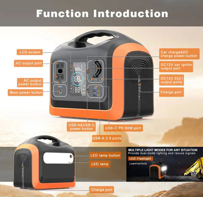 Kampierender tragbare Batterie-Solargenerator des Generator-Kraftwerk-600W Lifepo4