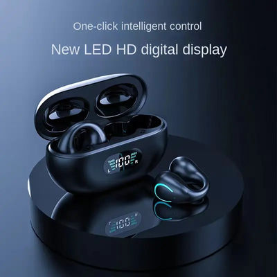 Clip auf Sport-Bluetooth-Kopfhörer-verlorener Knochen-Antileitung drahtloser Mic Talking Headset
