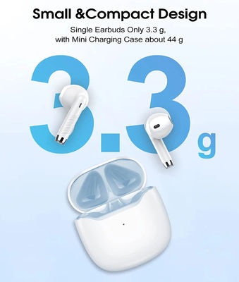 Drahtlose Bluetooth Kopfhörer-Art C schnelles Aufladungsearbuds 37.2g IPX7 TWS