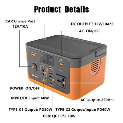 freie der Solarenergie-300W Batterie 3.6kg Generator-tragbare des Kraftwerk-Lifepo4