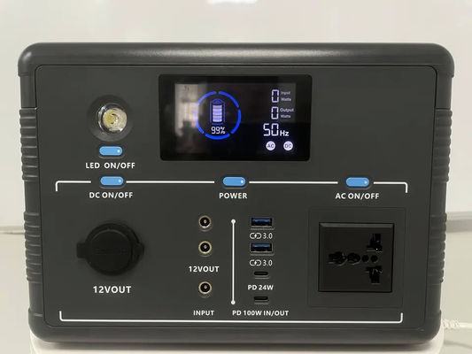 Sonnenkraftwerk 500W Lifepo4, tragbare FCC-Zertifikate 518wh Kraftwerk CER-ROHS