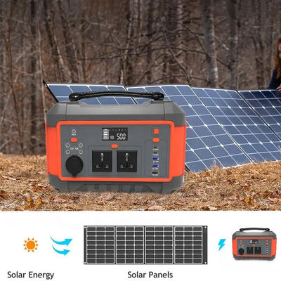 Gab tragbarer Sonnenkraftwerk 600W Soems LiFePO4 Wechselstrom für Stromausfall-Notfall Rescume aus