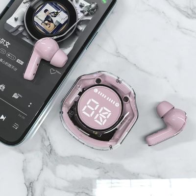 Wireless Earbuds Bluetooth Kopfhörer 48,5 Stunden Spielzeit mit LED-Digitalbildschirm
