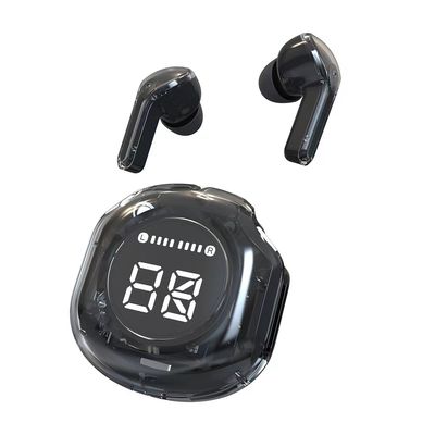 Wireless Earbuds Bluetooth Kopfhörer 48,5 Stunden Spielzeit mit LED-Digitalbildschirm